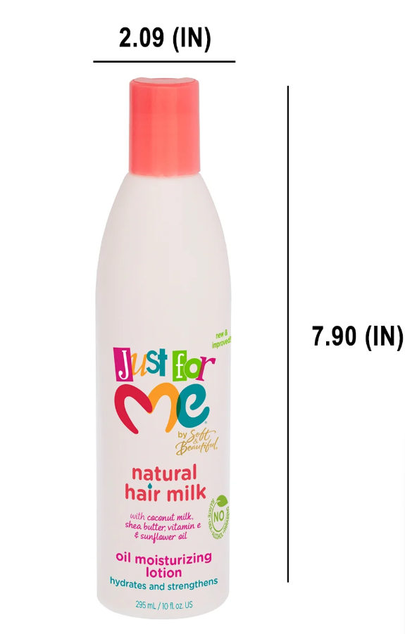 Just For Me Oil Moisturizing Hair Milk, 10 fl oz., All Hair Types