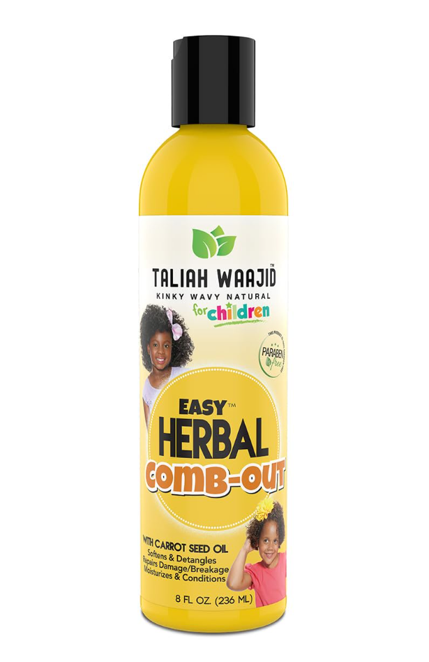 Taliah Waajid Kinky Wavy Natural Easy Herbal Comb Out, 8 Ounce