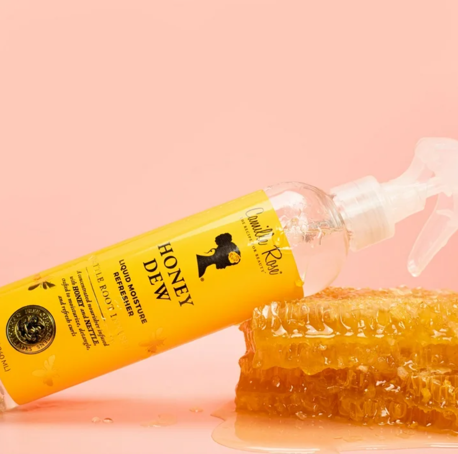 Camille Rose Honey Dew Hydrate & Shine Moisture Refresher Spray with Honey & Nettle Root, 8oz