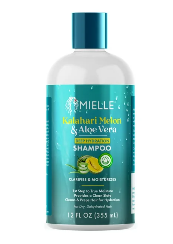 Mielle Kalahari Melon and Aloe VeraDeep Hydration Shampoo 12 oz.