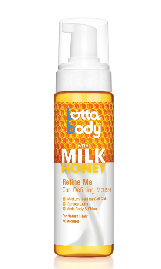 Lottabody Refine Me Curl Defining Mousse, Milk and Honey, 7oz
