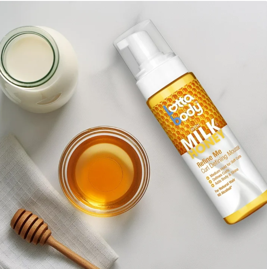 Lottabody Refine Me Curl Defining Mousse, Milk and Honey, 7oz
