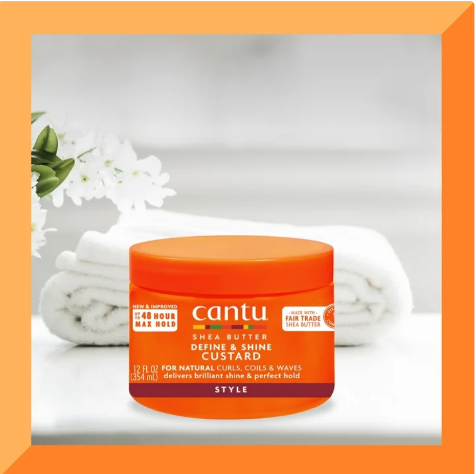 Cantu Define & Shine Custard with Shea Butter, 12 fl oz
