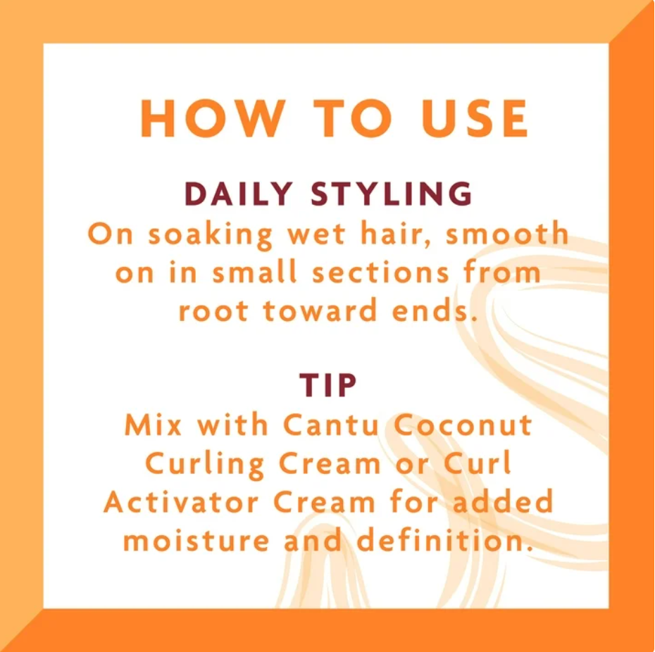 Cantu Define & Shine Custard with Shea Butter, 12 fl oz