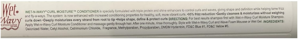 Wet-N-Wavy Curl Moisture Conditioner, 10.1 Oz