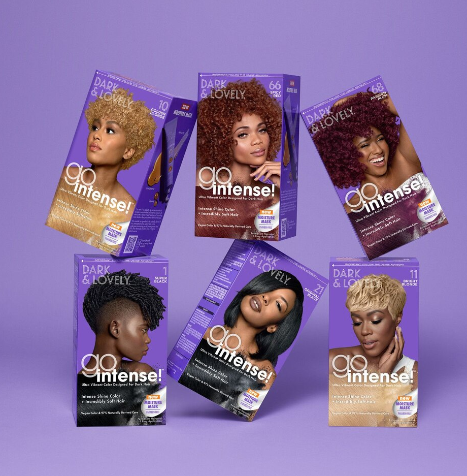 Dark & Lovely Go Intense! Ultra Vibrant Permanent Hair Color, 66 Spicy Red