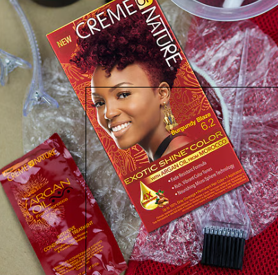 Creme Of Nature Exotic Shine Permanent Hair Color, Burgundy, 6.2