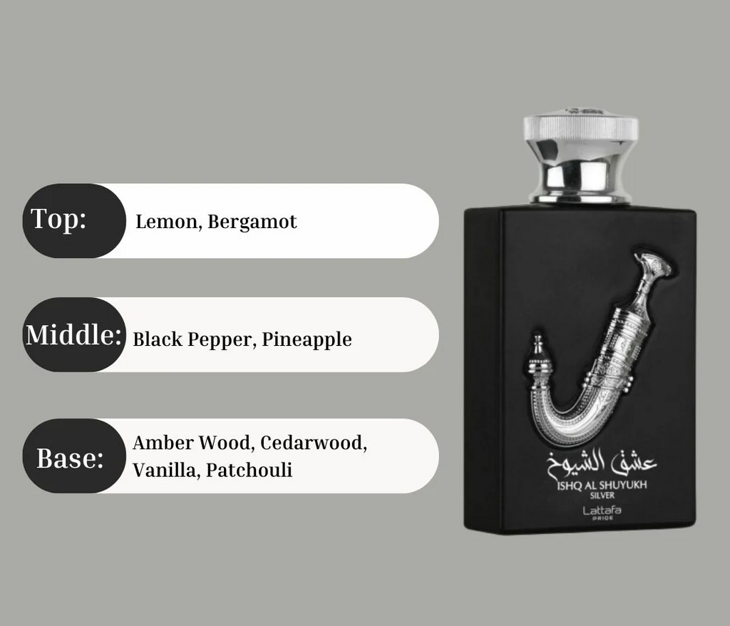 Ishq Al Shuyukh Silver EDP - 100mL (3.4 oz)