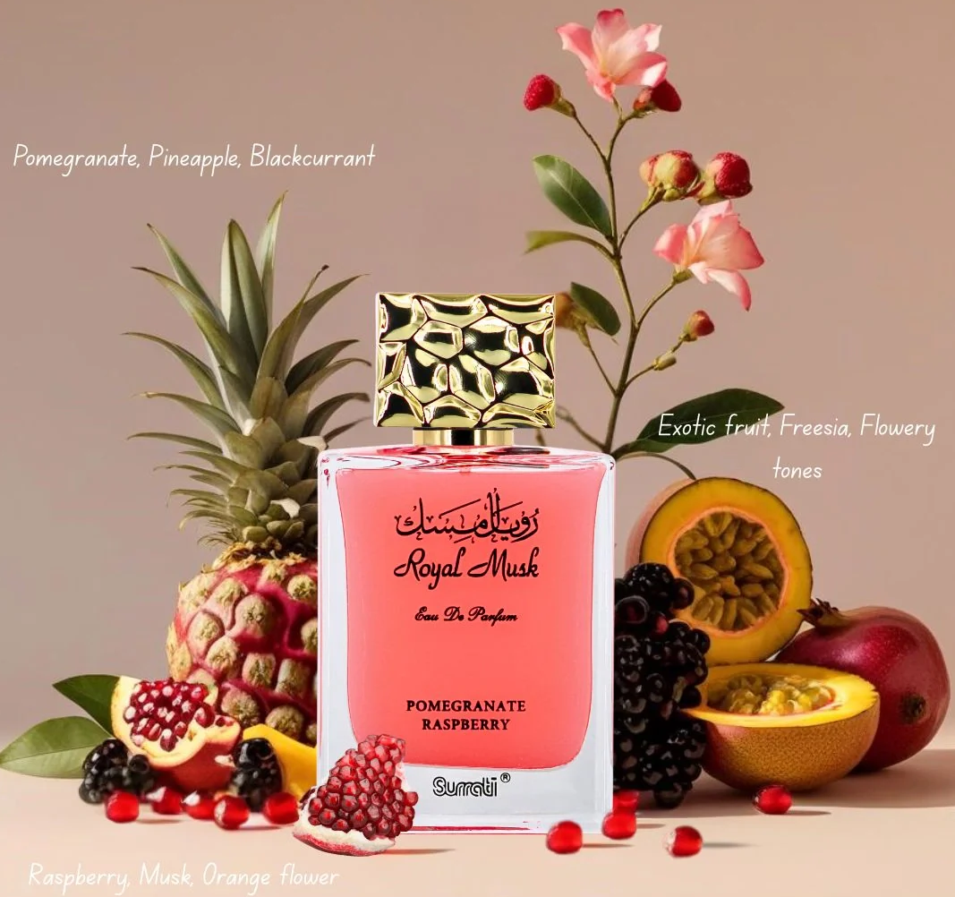 Royal Musk Pomegranate Raspberry Eau de Parfum Spray 100ml (3.4 oz)