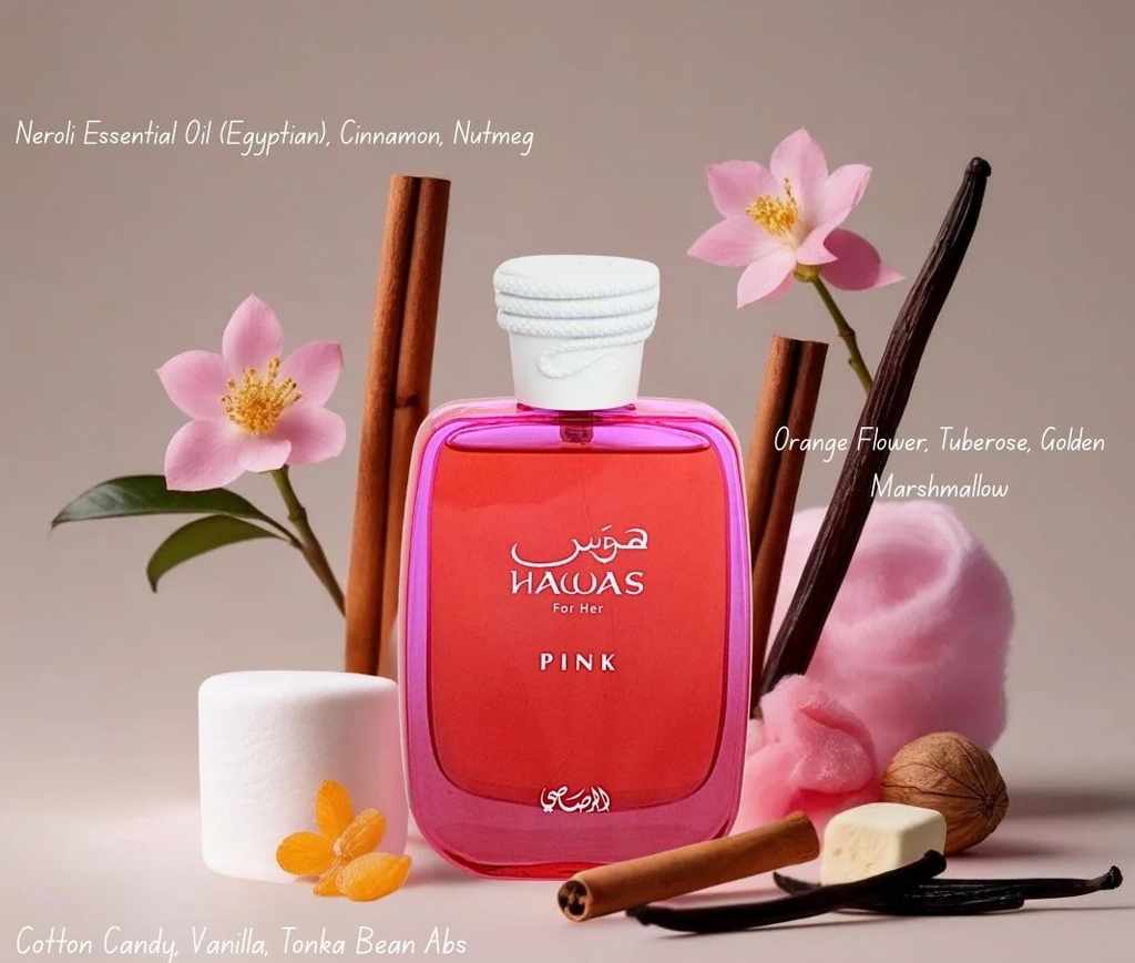 Hawas Pink for Her Eau de Parfum Spray 100ml (3.4 oz)
