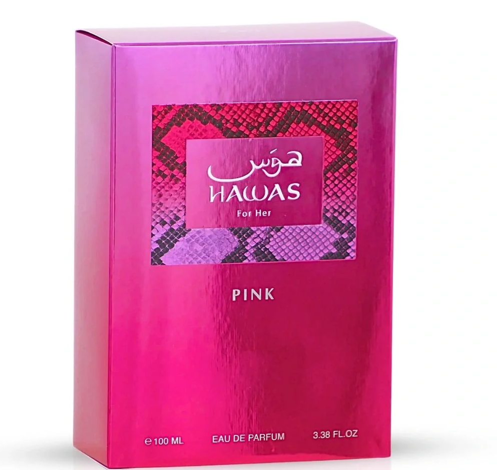 Hawas Pink for Her Eau de Parfum Spray 100ml (3.4 oz)