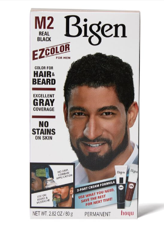Men's EZ Permanent Hair Color M2 Real Black