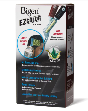 Men's EZ Permanent Hair Color M2 Real Black