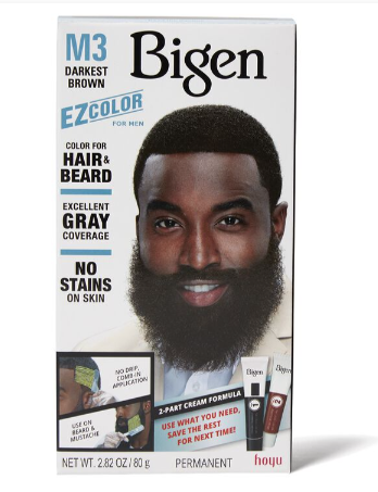 Men's EZ Permanent Hair Color M3 Darkest Brown