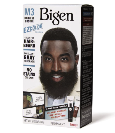 Men's EZ Permanent Hair Color M3 Darkest Brown
