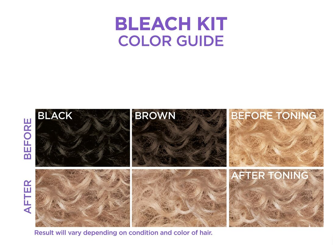 Dark and Lovely Uplift Hair Bleach Kit, Bleach Blonde