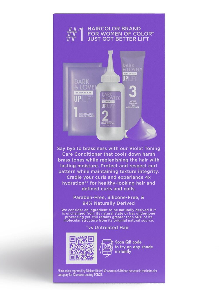 Dark and Lovely Uplift Hair Bleach Kit, Bleach Blonde