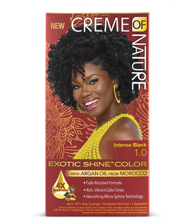 Creme Of Nature Nourishing Permanent Hair Color Intense Black 1.0