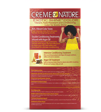 Creme Of Nature Nourishing Permanent Hair Color Intense Black 1.0