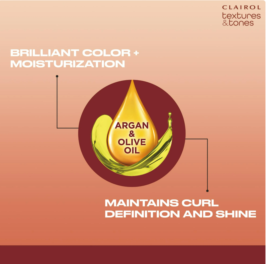 Clairol Textures & Tones Hair Dye Ammonia-Free Permanent Hair Color Creme, 3N Cocoa Brown,
