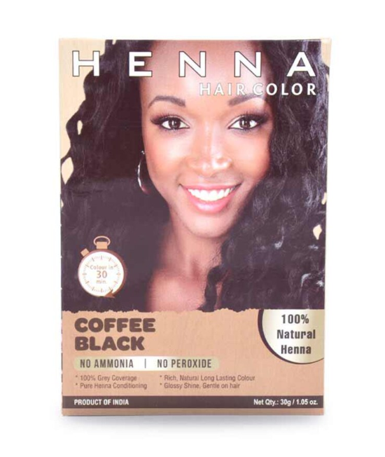 Henna Hair Dye Black Coffee Hair Color 100% Pure & Natural Henna Beauty Colors