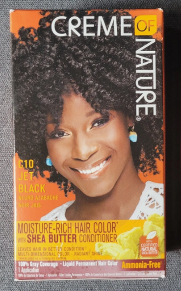 Creme of Nature Liquid Hair Color, Jet Black - C10