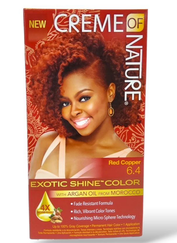 Creme of Nature Exotic Shine™ Hair Color Red Copper 6.4 with Argan Oil From Morocco