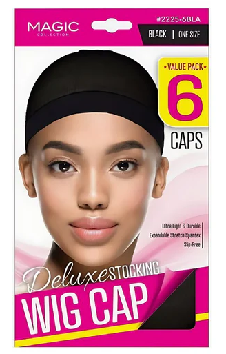MAGIC Deluxe Stocking Wig Cap 6 Caps