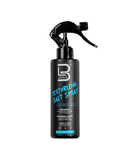 L3 Level 3 Sea Salt Texturizing Spray - Creates Beachy Waves and Texture - Casual Hair Finish