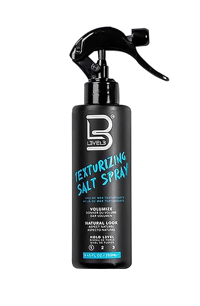L3 Level 3 Sea Salt Texturizing Spray - Creates Beachy Waves and Texture - Casual Hair Finish