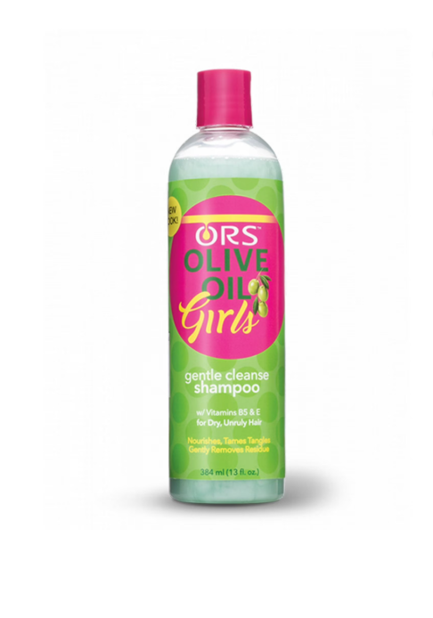 ORS Olive Oil Girls Gentle Cleanse Shampoo, Low-sulfate, Paraben and Mineral Oil-free Shampoo, (13 oz)