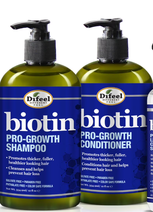 Difeel Biotin Regimen for Hair Growth shampoo and conditioner (2)
