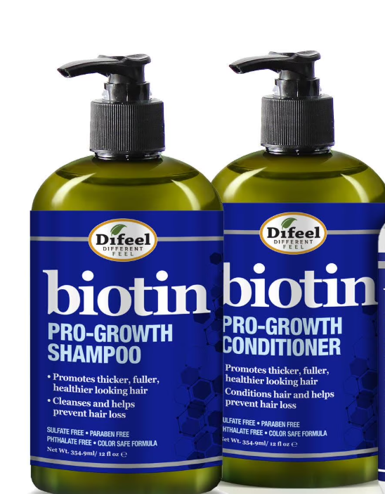 Difeel Biotin Regimen for Hair Growth shampoo and conditioner (2)