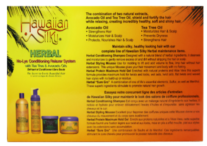 Hawaiian Silky Herbal Sensitive Scalp No Lye Relaxer System Regular