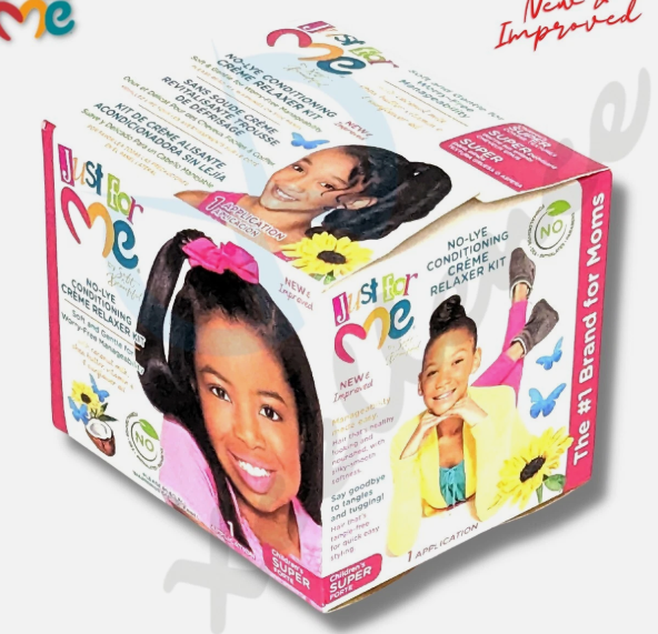 Soft & Beautiful Just for Me No-Lye Conditioning Creme Relaxer Kit-Children's Super