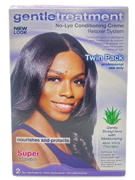 Gentle Treatment No-Lye Conditioning Creme Relaxer System - (Super) Twin Pack