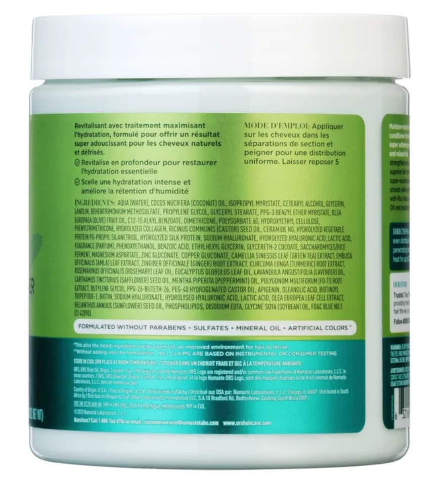 ORS Olive Oil Max Moisture Super Softening Deep Treatment Hair Conditioner, 20 oz