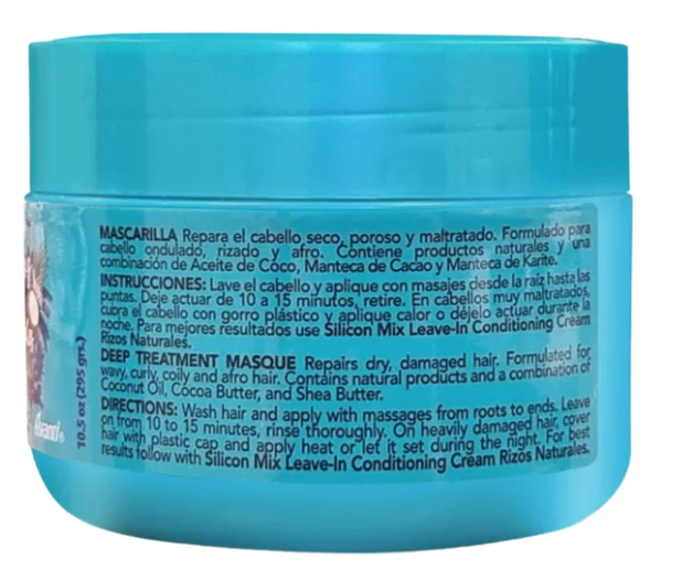 Silicon Mix Rizos Naturals Mascarilla Deep Treatment Masque for Natural Hair 10.5oz