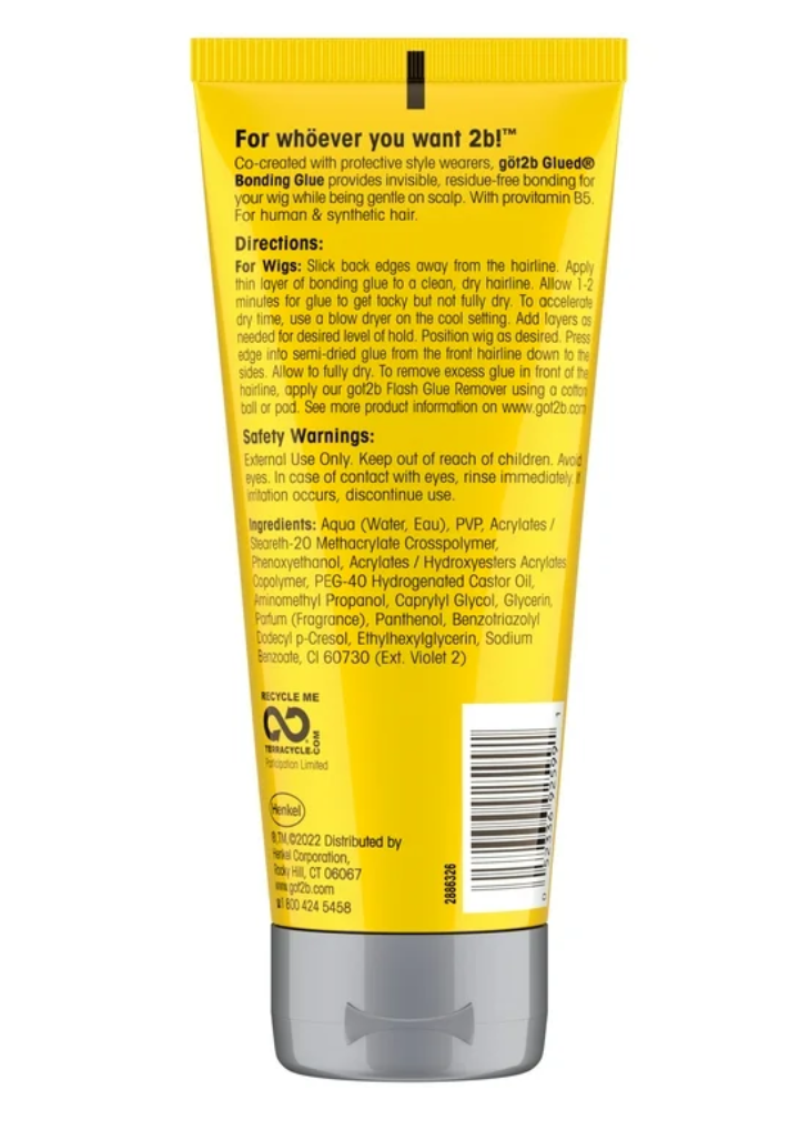 Got2b Glued Bonding Glue for Protective styles, Wig Glue 6 oz