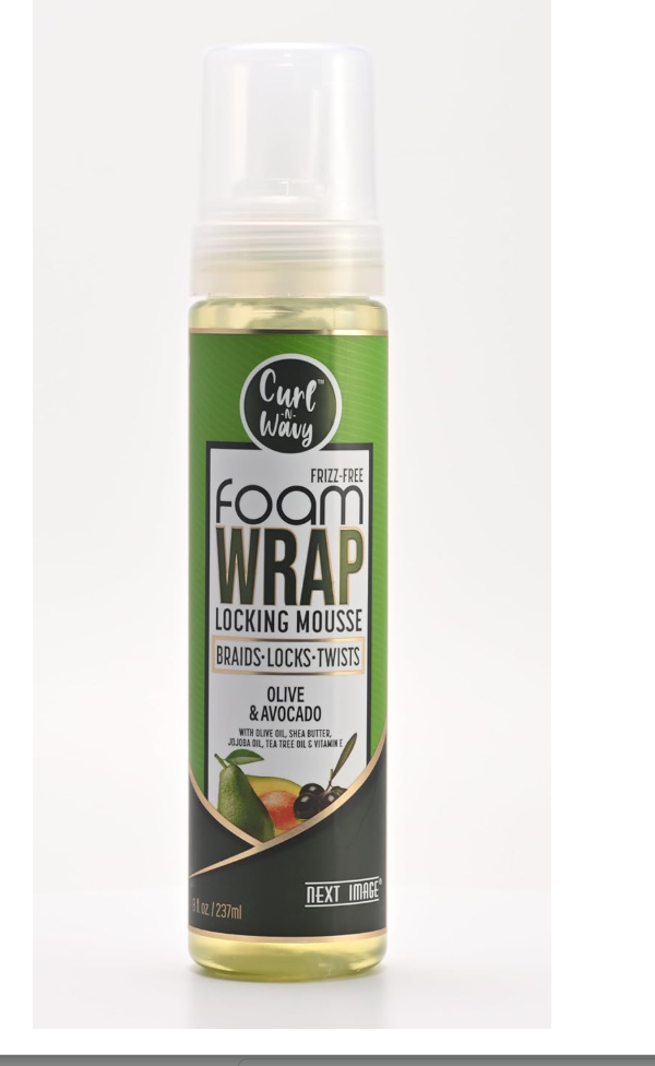 NEXT IMAGE Foam Wrap Locking Mousse (Olive & Avocado)8oz