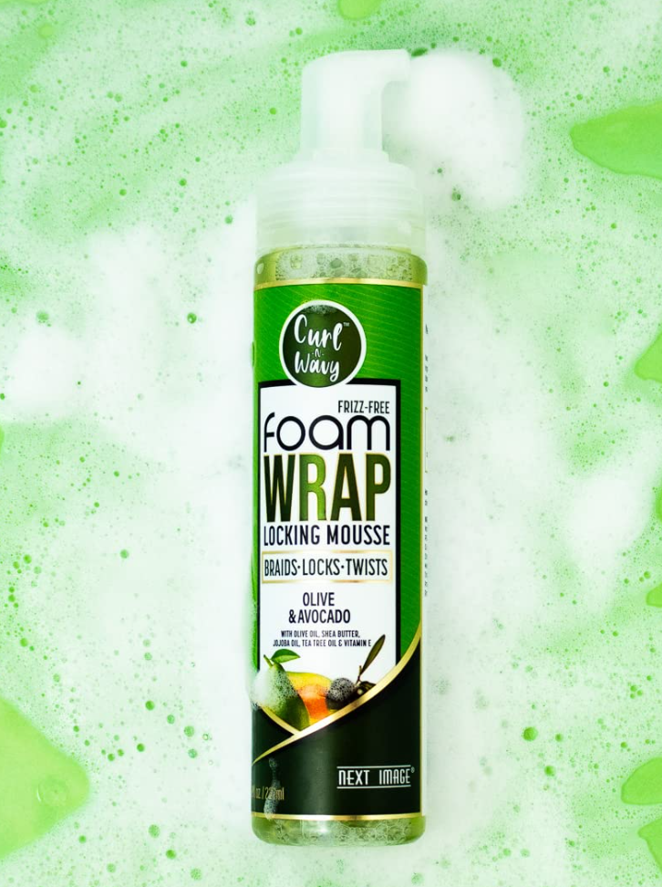 NEXT IMAGE Foam Wrap Locking Mousse (Olive & Avocado)8oz