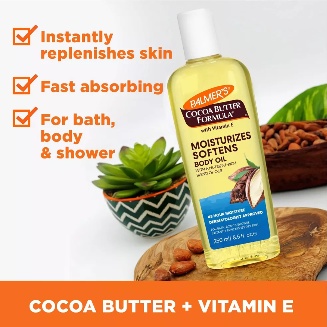 Palmers Cocoa Butter Formula Moisturizing Body Oil Cocoa & Shea - 8.5 fl oz