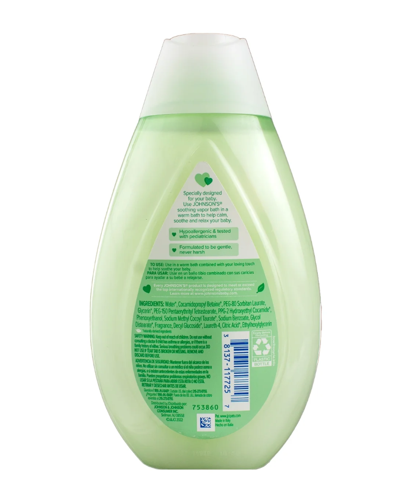 Johnson's Soothing Vapors Bath Wash, 13.6 fl oz