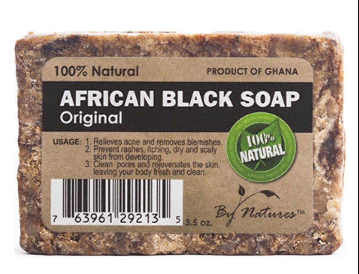 Natures 100% Natural African Black Soap Original (3.5oz)
