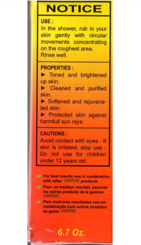 Carotone brightening soap