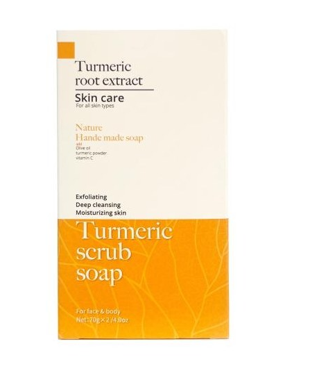 Nature Hand Made Turmeric Scrub Soap