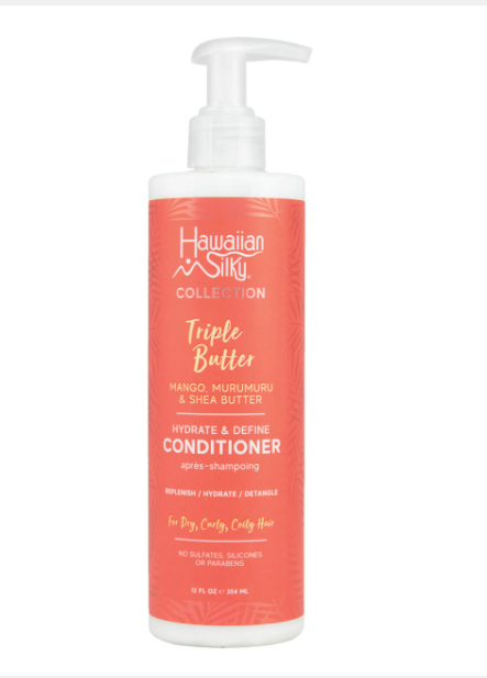 Hawaiian Silky Triple Butter Hydrate & Define Conditioner 12 oz