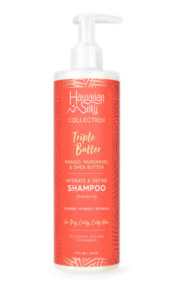 Hawaiian Silky Triple Butter Hydrate & Define Shampoo 12 oz