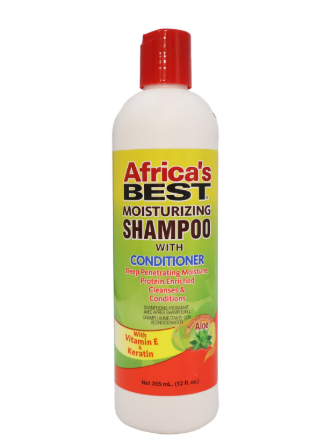 Africa's Best Moisturizing Shampoo With Conditioner, 12 Oz.