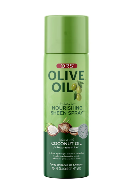 ORS Olive Oil Nourishing Sheen Spray for Restorative Shine (10 oz)